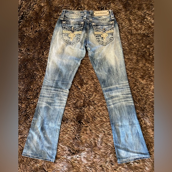 Rock Revival Jeans Size 25 Inseam 31 Bootcut - Picture 3 of 7